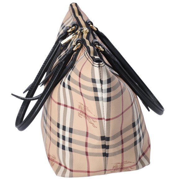 Burberry Small Salisbury Tote Bag Haymarket Check PVC Coated Canvas - Picture 2 of 7